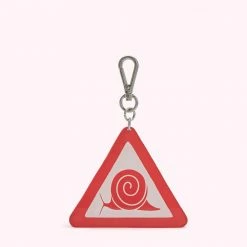 Lulu Guinness LULU RED SLOW DOWN SNAIL KEYRING