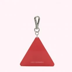 Lulu Guinness LULU RED SLOW DOWN SNAIL KEYRING