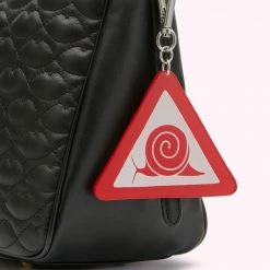 Lulu Guinness LULU RED SLOW DOWN SNAIL KEYRING