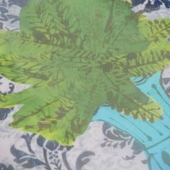 Lulu Guinness NAVY FERN FRENZY FREIDA MESH TOTE BAG BAGS