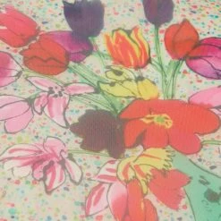 Lulu Guinness BAGS GREEN TULIP FEVER FREIDA MESH TOTE BAG