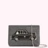 Lulu Guinness BAGS CHARCOAL QUEENS JUBILEE MONTY CROSSBODY BAG