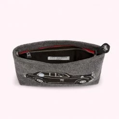 Lulu Guinness BAGS CHARCOAL QUEENS JUBILEE MONTY CROSSBODY BAG