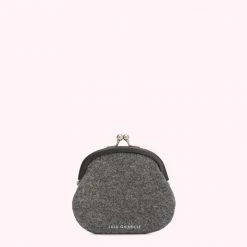 Lulu Guinness ACCESSORIES CHARCOAL QUEENS JUBILEE FRAME PURSE