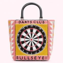Lulu Guinness CANDY BULLSEYE BIBI TOTE BAGS