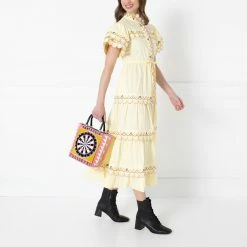 Lulu Guinness CANDY BULLSEYE BIBI TOTE BAGS