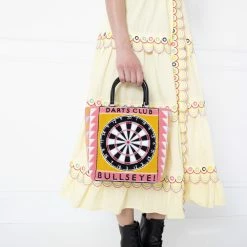 Lulu Guinness CANDY BULLSEYE BIBI TOTE BAGS