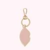 Lulu Guinness DUSKY PINK ENAMEL LIP KEYRING Pink, Forever