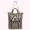 Lulu Guinness BLACK SLOW DOWN JEAN TOTE 2 Lulu Guinness BLACK SLOW DOWN JEAN TOTE