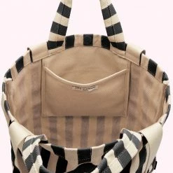 Lulu Guinness BLACK SLOW DOWN JEAN TOTE