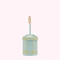 Lulu Guinness BLUE BIRDCAGE MINI COLLECTIBLES CHARM