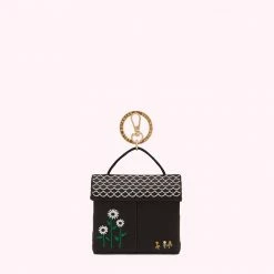 Lulu Guinness BLACK LULU HOUSE MINI COLLECTIBLES CHARM