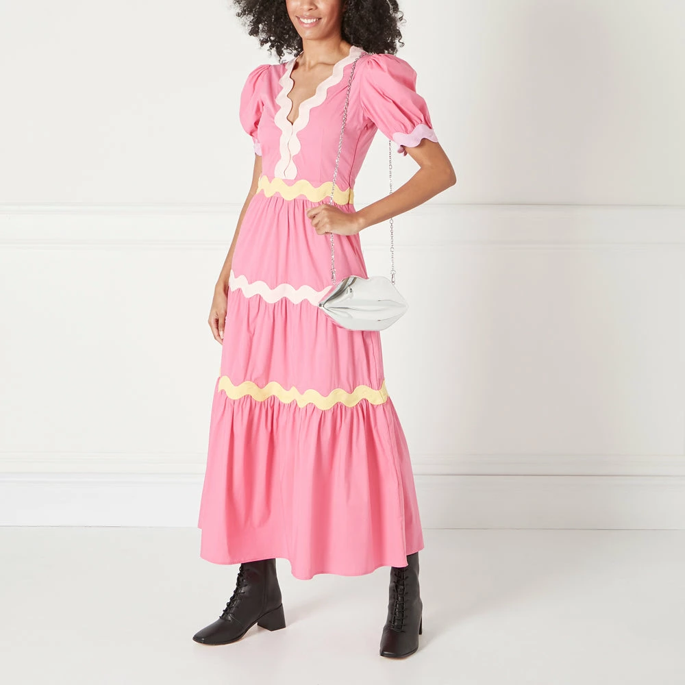 Lulu Guinness SILVER LIPS MEDIUM CLUTCH BAG BAGS 9 Lulu Guinness SILVER LIPS MEDIUM CLUTCH BAG BAGS