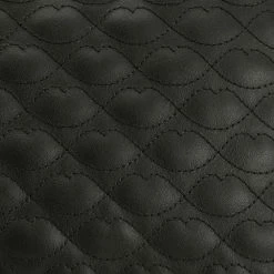 Lulu Guinness BLACK SMALL QUILTED LIP ASHLEY LEATHER CROSSBODY BAG BAGS