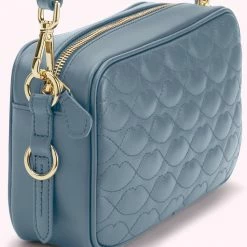 Lulu Guinness SEAL SMALL QUILTED LIP LEATHER ASHLEY CROSSBODY BAG BAGS 13 Lulu Guinness SEAL SMALL QUILTED LIP LEATHER ASHLEY CROSSBODY BAG BAGS