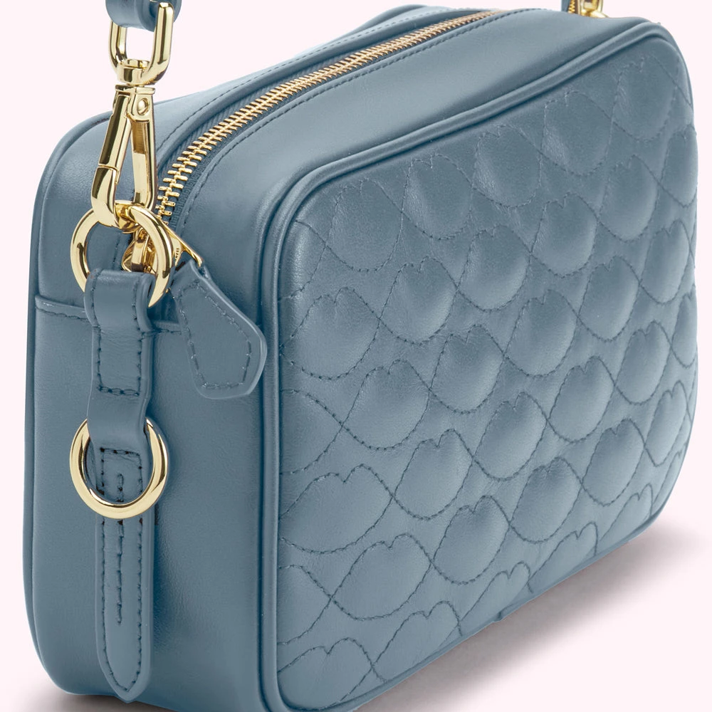 Lulu Guinness SEAL SMALL QUILTED LIP LEATHER ASHLEY CROSSBODY BAG BAGS 5 Lulu Guinness SEAL SMALL QUILTED LIP LEATHER ASHLEY CROSSBODY BAG BAGS