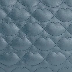 Lulu Guinness SEAL SMALL QUILTED LIP LEATHER CALLIE CROSSBODY BAG BAGS