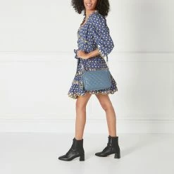 Lulu Guinness SEAL SMALL QUILTED LIP LEATHER CALLIE CROSSBODY BAG BAGS