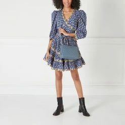 Lulu Guinness SEAL SMALL QUILTED LIP LEATHER CALLIE CROSSBODY BAG BAGS