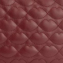 Lulu Guinness ROSEWOOD SMALL QUILTED LIP LEATHER CALLIE CROSSBODY BAG 17 Lulu Guinness ROSEWOOD SMALL QUILTED LIP LEATHER CALLIE CROSSBODY BAG