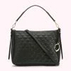 Lulu Guinness BAGS BLACK MEDIUM QUILTED LIP LEATHER CALLIE CROSSBODY BAG 2 Lulu Guinness BAGS BLACK MEDIUM QUILTED LIP LEATHER CALLIE CROSSBODY BAG