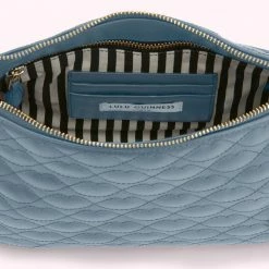 Lulu Guinness BAGS SEAL MEDIUM QUILTED LIP LEATHER CALLIE CROSSBODY BAG