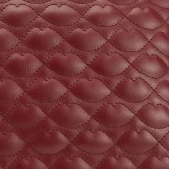 Lulu Guinness BAGS ROSEWOOD MEDIUM QUILTED LIP LEATHER CALLIE CROSSBODY BAG