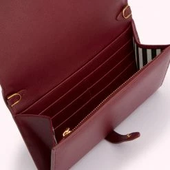 Lulu Guinness ROSEWOOD JUNIPER CHAIN WALLET BAGS