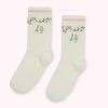 Lulu Guinness CHALK DAISY CHAIN ANKLE SOCKS