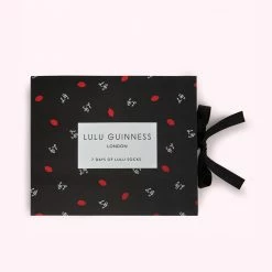 Lulu Guinness MULTI LG AND LIP PRINT 7 DAYS OF SOCKS