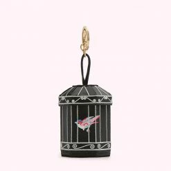 Lulu Guinness BLACK BIRDCAGE MINI COLLECTIBLES CHARM