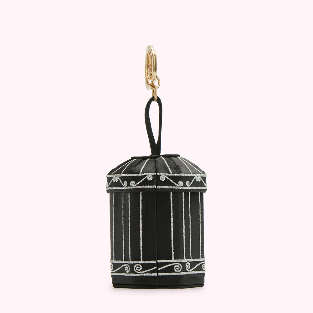 Lulu Guinness BLACK BIRDCAGE MINI COLLECTIBLES CHARM 4 Lulu Guinness BLACK BIRDCAGE MINI COLLECTIBLES CHARM