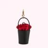 Lulu Guinness BLACK ROSE BASKET MINI COLLECTIBLES CHARM 1 Lulu Guinness BLACK ROSE BASKET MINI COLLECTIBLES CHARM