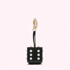 Lulu Guinness BLACK DICE MINI COLLECTIBLES CHARM