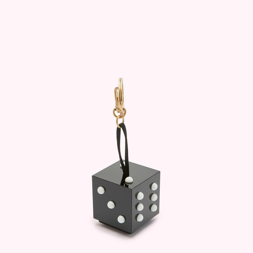 Lulu Guinness BLACK DICE MINI COLLECTIBLES CHARM 4 Lulu Guinness BLACK DICE MINI COLLECTIBLES CHARM