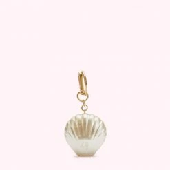 Lulu Guinness IVORY SHELL MINI COLLECTIBLES CHARM