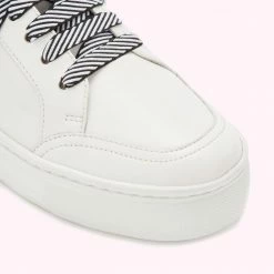 Lulu Guinness CHALK AND SILVER LEATHER LIPS NATASHA TRAINERS Clothing & Shoes 8 Lulu Guinness CHALK AND SILVER LEATHER LIPS NATASHA TRAINERS Clothing & Shoes