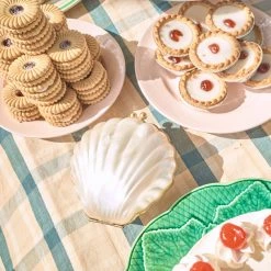 Lulu Guinness BAGS IVORY SHELL CLUTCH BAG