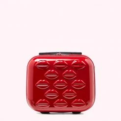 Lulu Guinness RED LIPS VANITY CASE Statement Red