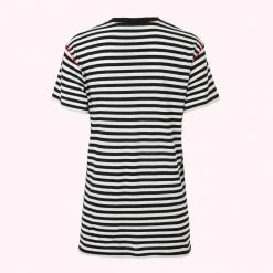 Lulu Guinness Clothing & Shoes STRIPE POCKET MACIE T-SHIRT