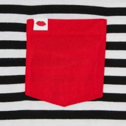 Lulu Guinness Clothing & Shoes STRIPE POCKET MACIE T-SHIRT