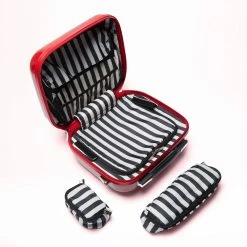 Lulu Guinness RED LIPS VANITY CASE Statement Red
